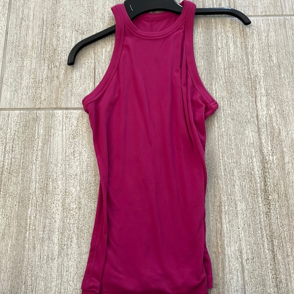 Hot pink athletic top